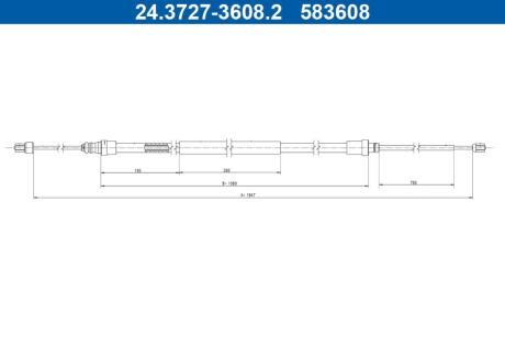 24372736082 Автозапчастина ATE підбір по vin на Brocar