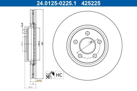 24012502251 Автозапчастина ATE підбір по vin на Brocar