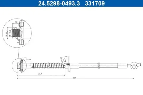 24529804933 Автозапчастина ATE підбір по vin на Brocar