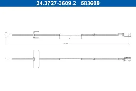 24372736092 Автозапчастина ATE підбір по vin на Brocar