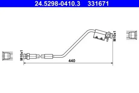 24529804103 Автозапчастина ATE підбір по vin на Brocar