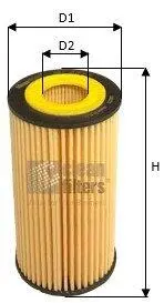ML4575 Оливний фільтр CLEAN FILTERS подбор по vin на Brocar