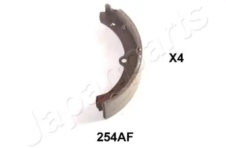 GF254AF Комплект гальмівних колодок JAPANPARTS підбір по vin на Brocar