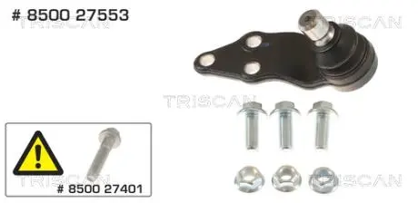 850027553 Автозапчастина TRISCAN підбір по vin на Brocar