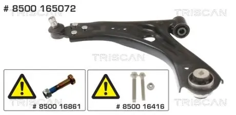 8500165072 Автозапчастина TRISCAN підбір по vin на Brocar