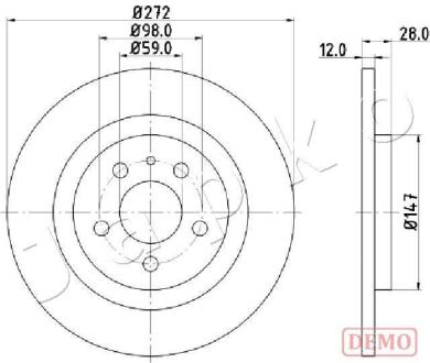 610606C Автозапчастина JAPKO подбор по vin на Brocar