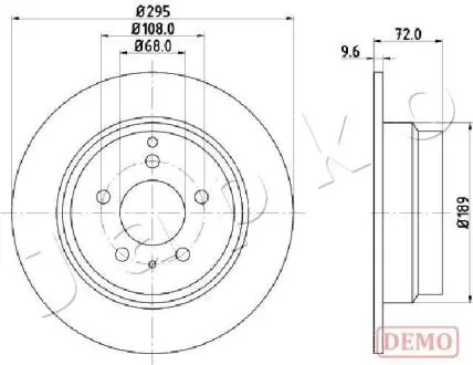 610319C Гальмівний диск JAPKO підбір по vin на Brocar
