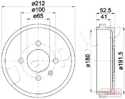 560912C Гальмівний барабан JAPKO підбір по vin на Brocar