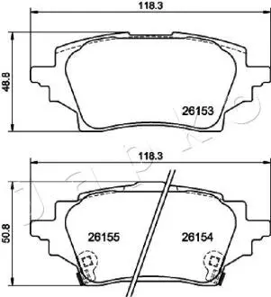 51263 Автозапчастина JAPKO подбор по vin на Brocar