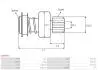 SD6057S Автозапчастина AUTO STARTER підбір по vin на Brocar