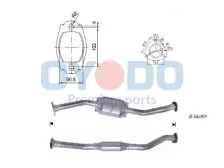 20N0054OYO Автозапчастина OYODO подбор по vin на Brocar