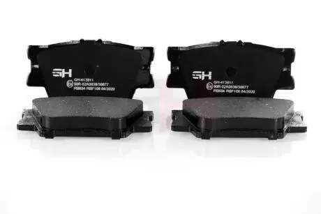 GH413911 Комплект гальмівних накладок, дискове гальмо GH-PARTS підбір по vin на Brocar