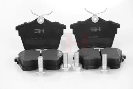 GH413745 Комплект гальмівних накладок, дискове гальмо GH-PARTS подбор по vin на Brocar