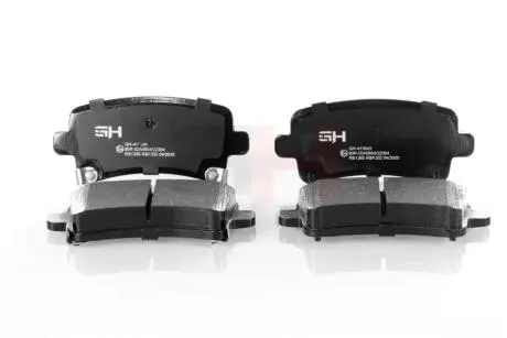 GH413643 Комплект гальмівних накладок, дискове гальмо GH-PARTS подбор по vin на Brocar
