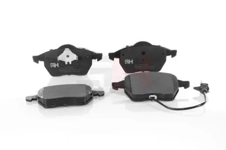 GH412555 Комплект гальмівних накладок, дискове гальмо GH-PARTS підбір по vin на Brocar