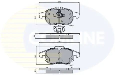 CBP01137 Автозапчасть COMLINE подбор по vin на Brocar