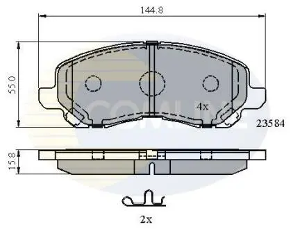 CBP31256 Автозапчасть COMLINE підбір по vin на Brocar
