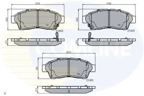 CBP3260 Автозапчасть COMLINE підбір по vin на Brocar
