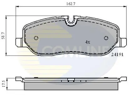 CBP01533 Автозапчасть COMLINE підбір по vin на Brocar
