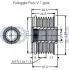542578 RUVILLE NISSAN Шків генератора QASHQAI / QASHQAI +2 I 07-, NP300 NAVARA (D40) 3.0 dCi 4WD RUVILLE підбір по vin на Brocar