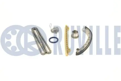 580075 RUVILLE К-кт. ланцюга ГРМ SUZUKI SX4 1.6VVT (ланцюг, шестерня, натягувач, 2шт. планки) RUVILLE підбір по vin на Brocar