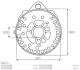 ABR0277S Кришка генератора AUTO STARTER підбір по vin на Brocar