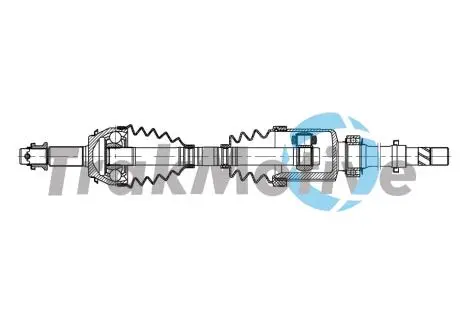 301916 TRAKMOTIVE NISSAN Напіввісь передн. прав. QASHQAI II 1.2 DIG-T 13- TRAKMOTIVE підбір по vin на Brocar