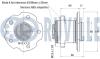 221844 RUVILLE AUDI Ступица колеса задняя с датчиком ABS NISSAN QASHQAI II RENAULT KADJAR 1.2-1.6D 11.13- RUVILLE підбір по vin на Brocar