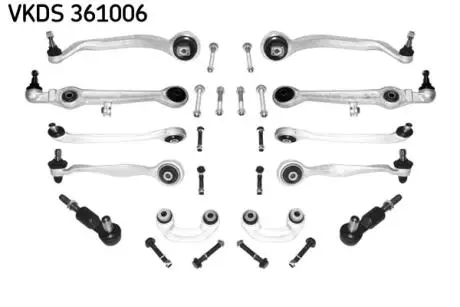 VKDS361006 SKF AUDI К-кт передн. важілів підвіски із стойками стабілізатора А4 В6 00- SKF подбор по vin на Brocar