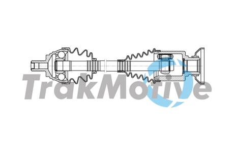 301908 TRAKMOTIVE AUDI Напіввісь передн. прав Q3 2.0, VW TRAKMOTIVE підбір по vin на Brocar