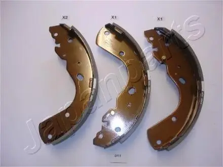 GF311AF JAPANPARTS FORD гальм колодки задн. RANGER 2.5 TD 02-06, MAZDA B-SERIE 2.5 D 02-06 JAPANPARTS підбір по vin на Brocar