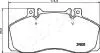 PP0525AF JAPANPARTS гальмівні колодки переднед. DB 609-811D передн/задн Vario JAPANPARTS підбір по vin на Brocar