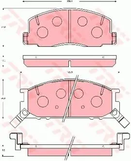 GDB7056 Автозапчасть TRW подбор по vin на Brocar