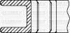 9109814050 YENMAK Комплект поршневих кілець (на 1 поршень) OPEL Antara 2.4, CHEVROLET Captiva 2.4 (88/0,5) (1,2/1,5/2,5) YENMAK підбір по vin на Brocar