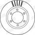 562168JC JURID TOYOTA диск гальмівний передн.Land Cruiser 96- JURID підбір по vin на Brocar