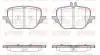 REMSA DB Колодки гальмівні задні X254, V223, W223, Z223 1966.00