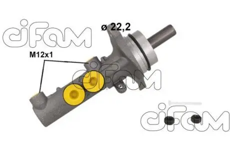 2021253 CIFAM SKODA Головний гальм. циліндр FABIA III 1.0, 1.2, 1.4, 1.6 14-, RAPID, VW, SEAT, AUDI CIFAM підбір по vin на Brocar