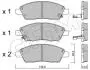 82210790 CIFAM NISSAN Тормозные колодки TIIDA 07- CIFAM підбір по vin на Brocar