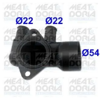 93214 MEATDORIA CITROEN Фланец охолод.рідини Berlingo 1.9D 98- MEAT&DORIA підбір по vin на Brocar