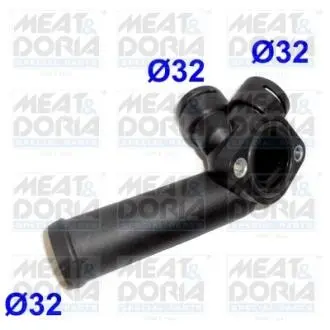 93200 MEATDORIA VW Фланець охолоджувальної рідини T4 2.5 98-03 MEAT&DORIA підбір по vin на Brocar
