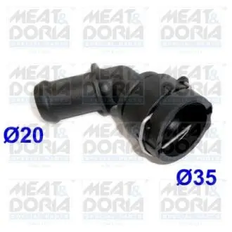 93240 MEATDORIA VW фланець охолоджуючої рідини Golf,Audi A3,Passat MEAT&DORIA підбір по vin на Brocar