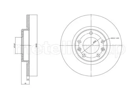 8001759C CIFAM CITROEN диск гальмівний задній CITROEN BERLINGO, BERLINGO/MINIVAN, C4 GRAND PICASSO II, C4 PICASSO II, C4 SPACETOURER, GRAND C4 SPACETOURER OPEL COMBO E TOUR / LIFE, COMBO/MINIVAN 1.2-2.0D 02.13- CIFAM подбор по vin на Brocar