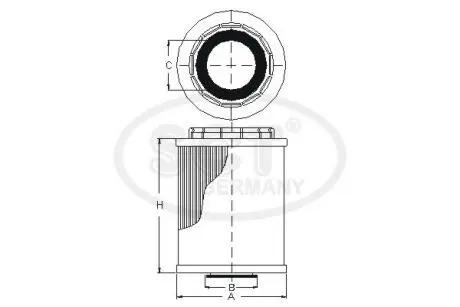 SH4033P Фільтр оливний SCT/MANNOL підбір по vin на Brocar