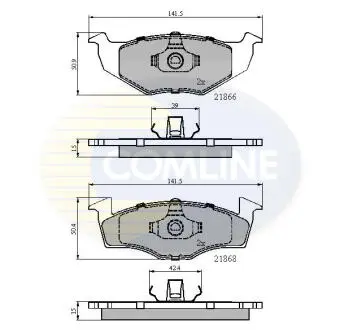 CBP0180 CBP0180 Comline - Гальмівні колодки до дисків COMLINE подбор по vin на Brocar