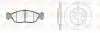 REMSA PEUGEOT К-кт гальм. колодки + диски 106 II (1A_, 1C_) 1.1 i 97-01, CITROEN SAXO (S0, S1) 1.5 D 96-03 8461.02