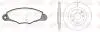 REMSA CITROEN К-кт гальм. колодки + диски передн.Berlingo 96-,BX,Xantia,Xsara,ZX,Peugeot 206,405,Partner 8659.01