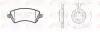 REMSA TOYOTA К-кт гальмівні колодки + диски Corolla 02- 8822.00