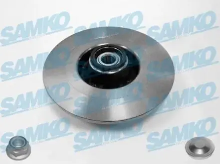 R1030PCA Диск гальмівний зад. Renault Scenic II, Megane II (270mmx10mm) (LPR-Samko) SAMKO подбор по vin на Brocar