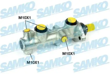 P16750 Циліндр головний гальмівний VW T2, T3 (d23.81mm) (LPR-Samko) SAMKO підбір по vin на Brocar