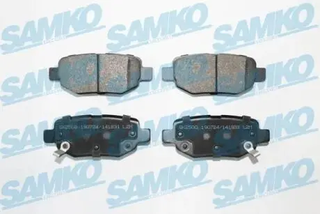 5SP1831 Колодки гальмівні задні Chery Tiggo, Lifan X60 (LPR-Samko) SAMKO підбір по vin на Brocar